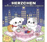 Sweetheart Herzchen: Niedliches Tier-Malbuch zum Valentinstag für Erwachsene & Jugendliche