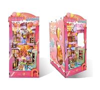 Sweetheart Story Book Nook Strucwood 3D Puzzle Wooden Book Nook Kit para Adultos DIY Miniature Room Decoration Dollhouse