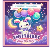 Sweetheart Super Cute: And Comfy Coloring Book for Kids and Adults