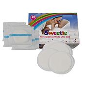 Sweetie Almohadillas de lactancia desechables para lactancia materna para la alimentación del bebé, 60 unidades, ultra suaves (2 paquetes de 30 unidades)