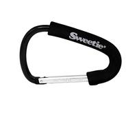 Sweetie Ganchos para cochecito de bebé con clip grande para colgar bolsas, accesorios para cochecito