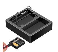 Sweeting Iron Spring - Base de metal resistente para soldadura, accesorios de estación de soldadura, soporte de soldadura sostenible para taller, mantenimiento, producción electrónica,