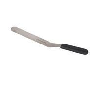 KitchenCraft Sweetly Does It Cuchillo de paleta / Espátula para glaseado con hoja en ángulo, Acero inoxidable, 38 cm, Plata / Negro