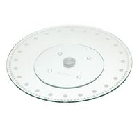 KitchenCraft Sweetly Does It Soporte giratorio para tartas, Caja de regalo, Cristal, 30 cm