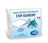 Sweetnight 0210577 Antichinches de Cama y Antiácaros Funda Integral para Almohada con Cremallera, 65cm x 65cm