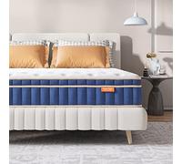 Sweetnight Colchón Muelles Ensacados 160 x 190 cm, Colchón Híbrido de Muelles con Espuma Viscoelástica, Altura 20 cm, Transpirable, Cómodo, Silencioso, 160 x 190 x 20cm