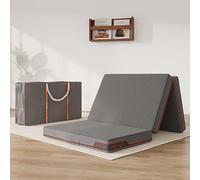 Sweetnight Colchón Plegable de Espuma Viscoelástica 90x190cm, Grosor de 10cm, Colchón Plegable Invitados de Tres Partes con Bolsa de Transporte, Funda Cómoda y Transpirable, 90x190x10cm