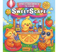 SweetScape: a Delicious World to Color! - a Bento Buddies Coloring Series: Cute Coloring Book for Adults & Teens