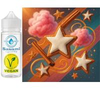 SweetStar - Algodón de azúcar Estrella de canela Aroma Concentrado - Vegano - Sasami - 100ml