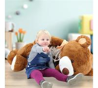 Sweety Toys 5383 - Oso de Peluche Gigante con Capucha, 120 cm, diseño con Texto Love You