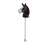 Sweety Toys Caballo 5086 de Color Negro con función, tamaño Aprox. 100 cm, marrón