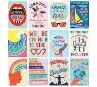 SWEETZER & ORANGE Juego de cuadernos inspiradores, 24 cuadernos de diario para mujeres y niños. 3.5 x 5 pulgadas, relleno de calcetín de mentalidad de crecimiento para niños, suministros para