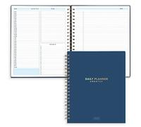 Sweetzer & Orange Planificador diario sin fecha para organización - en espiral con horario horario - Planificador de lista de tareas diarias 200 páginas, 9" x 10.75"