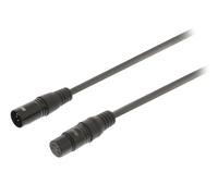 Sweex cable xlr digital macho de 5 pines - xlr hembra de 5 pines de 3,