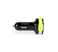 Sweex Cargador de Coche 3 Tomas USB 6A con Cable Plano 26cm,