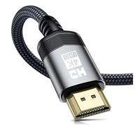 sweguard Cable HDMI 4k 7.5 Metros, Cable HDMI a HDMI 2.0 de Alta Velocidad Trenzado Nailon 4K60Hz 18Gbps HDMI Cable Compatible con Fire TV, 3D, Función Ethernet [rojo -5m]