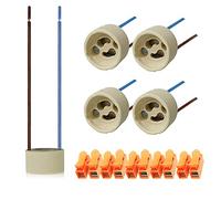 Sweier 5 juegos de portalámparas GU10, 0-250 V, incluidos terminales de conexión rápida, adecuados para lámparas LED