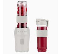 Sweiss Mini Batidora Portátil Moov8, Smoothie Maker, 2 Botellas De 570 Ml Con Tapas De Viaje, 4 Cuchillas De Acero Inoxidable, 300w, Beige