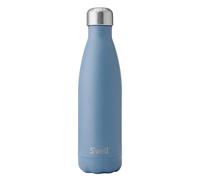 S'well - Botella de acero inoxidable, 500 ml, azul claro (“Desert Sky”), triple capa, aislada al vacío, bebidas frías 36 h y calientes 18 h, sin BPA, para llevar