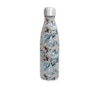 S'well Botella de agua de acero inoxidable de 17 onzas con diseño de flores de bosque de triple capa, aisladas al vacío, mantiene las bebidas frías durante 36 horas y calientes durante 18 horas,