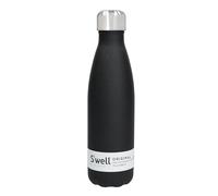 S'well Botella de Agua Original, Onyx, 500ml. Botella para bebidas aislada al vacío que mantiene las bebidas frías y calientes - Botella de hidratación de acero inoxidable sin BPA para llevar.