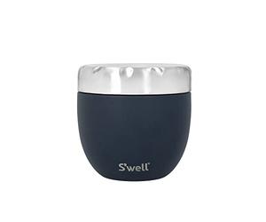 S'well Eats™ 2-in-1 Food Bowl with Screw-Top Lid, 636ml, Azurite, Triple-Insulated and Leak-Proof Food Flask for On-the-Go Eating up to 11h Cold/7h Hot
