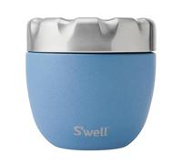 S'well Eats - Cuenco para alimentos, acero inoxidable, 636 ml, azul claro (“Desert Sky”), triple capa, aislado al vacío, comida fría durante 11 h y caliente durante 7 h, sin condensación, sin BPA