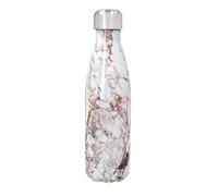 S'well Original Water Bottle, Calacatta Gold, 500ml. Vacuum-Insulated Drinks Bottle Keeps Drinks Cold and Hot - BPA-Free Stainless Steel Hydration Bottle for On the Go