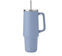 S'well Tumbler XL, Vaso para Bebidas Reutilizable con Pajita, Botella de Acero Inoxidable de triple capa, Mantiene las bebidas calientes durante 50h y frías durante 10h, 1180ml, Azul Hortensia