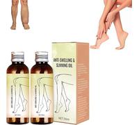 Swellclear Massage Oil for Legs - Swell Clear Lymphatic Drainage Massage Oil, Reduce Leg Swelling Naturally for Women and Men, Fast-Absorbing, Natural, Non-Greasy, for All Skin Types (2)