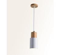 SWEMOPP Beam Pendant Light Fixture Rustic Wood Farmhouse Industrial Chandelier Black Metal Retro Vintage Mini Hanging Lamp Ceiling Nordic Modern Single Lighting For Kitchen Island Dining Room Bedroom