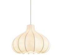 SWEMOPP Lámpara colgante de capullo de gusano de seda de mediados de siglo, lámpara colgante de techo blanca moderna nórdica, lámpara colgante costera bohemia vintage grande para dormitorio, cocina, i