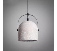 SWEMOPP Lámpara colgante de hormigón negro Cúpula moderna Lámpara colgante de techo industrial Cilindro de cemento gris Lámpara de araña retro vintage para comedor Cocina Isla Dormitorio Granja Restau