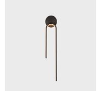 SWEMOPP Lámpara de pared de tubo largo LED para interiores, aplique de pared de pasillo moderno de latón, barra de entrada, lámpara lineal de oro cepillado para dormitorio, mesita de noche, sala de es