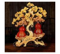 SWENEEN Árbol De La Vida De Cristal Árbol del Dinero Feng Shui Calabaza Adorno Decorativo Piedra Preciosa Bonsái para Riqueza/Fortuna Y Suerte Buen Regalo para Mamá Día De La Mad,