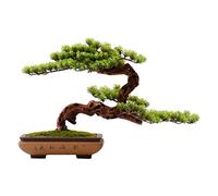 SWENEEN Bonsái Artificial, Árbol Artificial Grande con Maceta De Cerámica, Bonsái De Pino Artificial De Bienvenida, Árbol Falso para Decoración del Hogar, Árbol De Simulación, Pl,