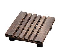 SWENEEN Carro Cuadrado para Plantas, Carros para Plantas con Ruedas锛孲Chasis Cuadrado para Macetas锛宲Carrito para Macetas con Ruedas De Alta Resistencia锛孯Mover Maceta Redonda, Carr,30cm