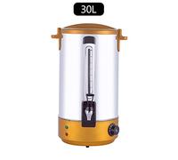 SWENEEN Dispensador De Bebidas, Dispensador Eléctrico De Agua Caliente, Calentador De Agua para Cocinas Comerciales, Restaurantes Y Cafeterías, Aislamiento Sostenible, Gran Capac,Gold-30L