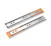 SWENEEN Guías para Cajones De Acero Inoxidable De Alta Resistencia De 10" Y 22", con Cierre Suave, Tres Secciones Y Rodamientos De Bolas, para Armarios Y Muebles. Rieles para CAJ,Normal 10inch 25cm
