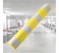 SWENEEN Protector de pared de garaje, protector de esquina de pared, protectores de esquina de estacionamiento, garajes, protectores de esquina reflectantes de 0,6 cm de grosor, amarillo, 20 unidades