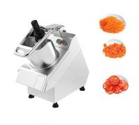 SWENEEN Trituradora Eléctrica De Verduras, Máquina Automática para Cortar En Dados con 6 Cuchillas, Procesador De Alimentos Profesional para Patatas, Zanahorias, Cebollas, Queso,