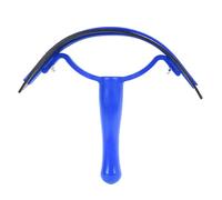 Sweper de Sudor de Caballos, Raspador de Sudor Profesional Cómodo para Sostener el Caballo Raspador de Sudor Bañador de Caballos Raspador Curry Peine para Suministros de Caballos (rojo) (BLUE)