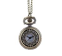 SWEPERFQ Relojes, Relojes, Reloj de Bolsillo Vintage for Mujeres Hombres Abuelo Padre-J,Estados Unidos (Color : A, Size : China)