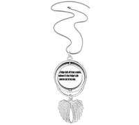 Swerve Out Of My Way - Collar con colgante de alas de ángel con diseño de alas de ángel