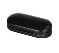 Swetopq Funda rígida de doble capa para lentes, color negro