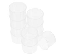 SWETRACE 10 Vasos Medidores de Plástico Pp Transparentes de 15 Ml Graduación Precisa para Líquidos, Mini Taza Medidora para Medicamentos y Cocina, Adecuado para Dosificación y Reutilizable