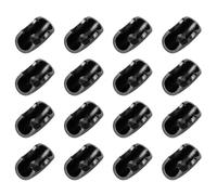 SWETRACE 16 Tapas para Patas de Mesa en Forma Goma Negra, Protectores Antideslizantes para Proteger Patas de Hierro en Escuelas y Librerías
