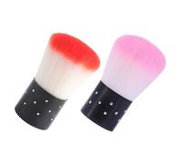 SWETRACE 2 piezas Cepillo de Limpieza de Uñas y Duradero para Manicura Profesional y Hogar Limpiador de Polvo y Escoba para Manos Práctico y Cómodo