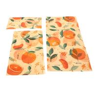 SWETRACE 3 Hojas Paños de Cera de Abeja Reutilizables Orgánicos para Alimentos Unidades Envoltorios Sostenibles para Frutas Quesos y Snacks Alternativa Ecológica al Plástico Lavables y