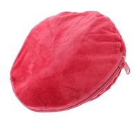 SWETRACE Bolsa de Agua Caliente de Franela Grande Color Burdeos, Funda Térmica y Acogedora para Protección y Retención de Calor, Accesorios Reutilizables para Uso en Hogar y Oficina